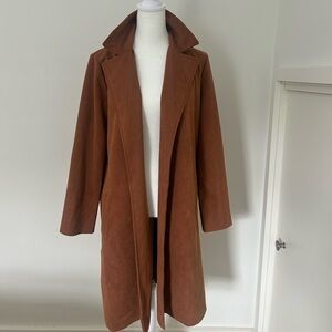 Tahari Brown Trench Coat